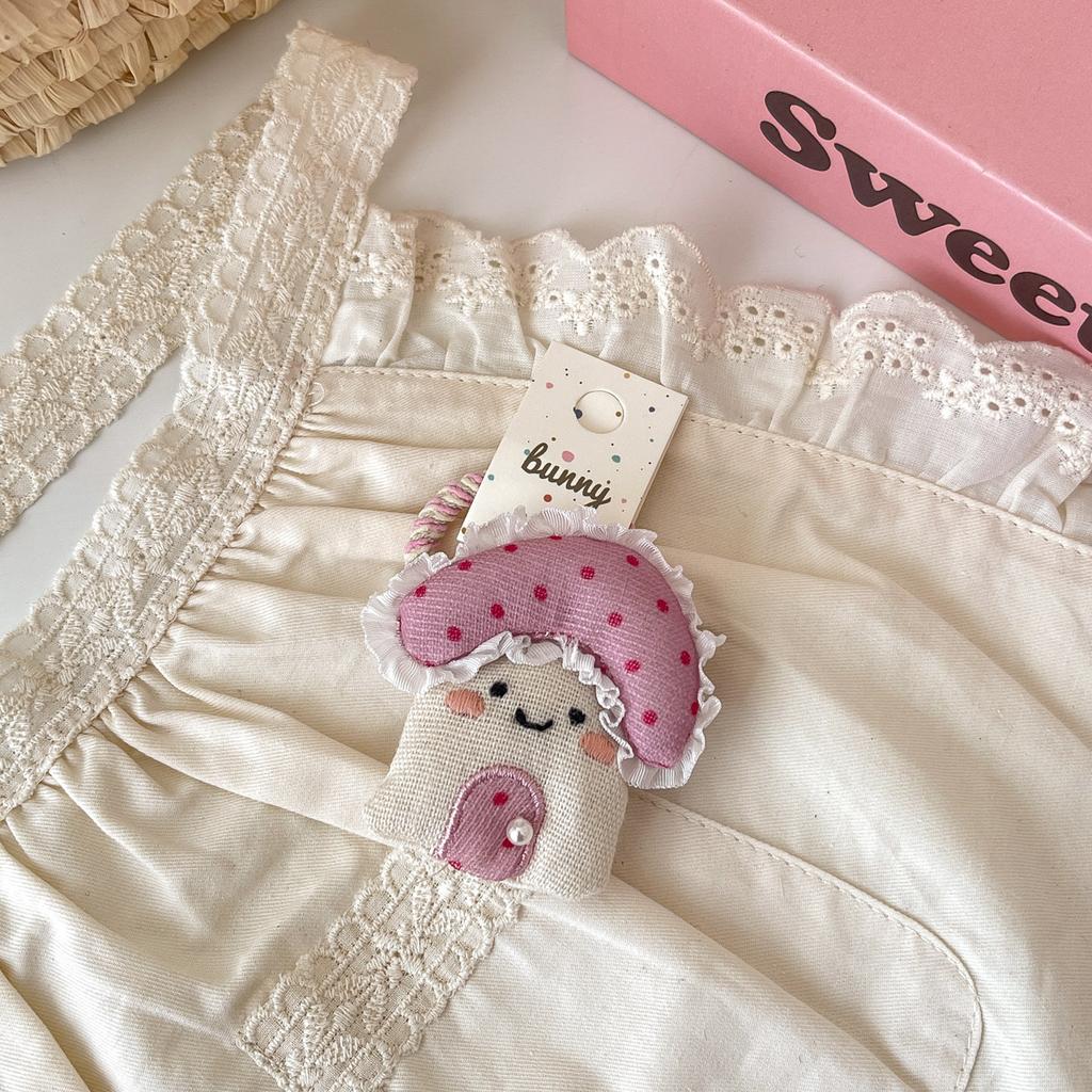 Мультяшные милые заколки для волос с кроликами, тканевые кружевные детские BB-заколки, заколки для волос для маленьких девочек, детские аксессуары для волос, головные уборы, зажимы для волос