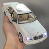 DZECY1 1:24 Mercedes Benz S W140 320SEL luxury cars Alloy Metal Diecast Model Car Sound And Light Pull Back Birthday Present For Child