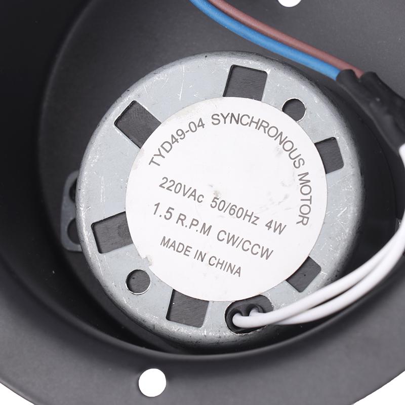 Вращающийся двигатель 1,5 об/мин 2,5 об/мин с вилкой для подвешивания стеклянного зеркала, диско-шара, диджейского, KTV и праздничного освещения