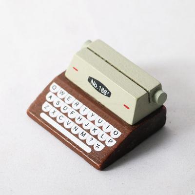1/12 Декоративная игрушка-пишущая машинка Настольные фигурки DIY для