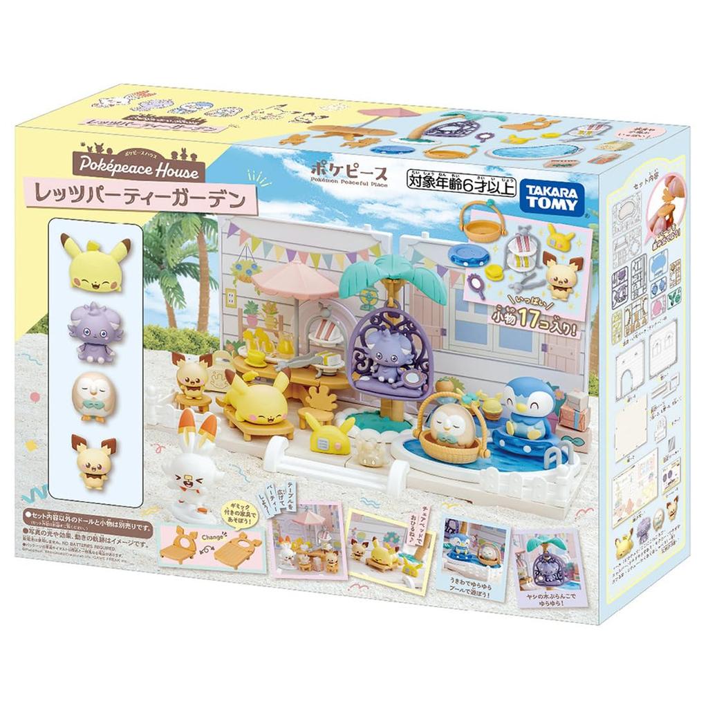 TAKARA TOMY Pokemon PokePeace House Let's Party Garden