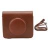 Retro Camera Case Protective PU Leather Camera Shoulder Bag with Removable Adjustable Strap for