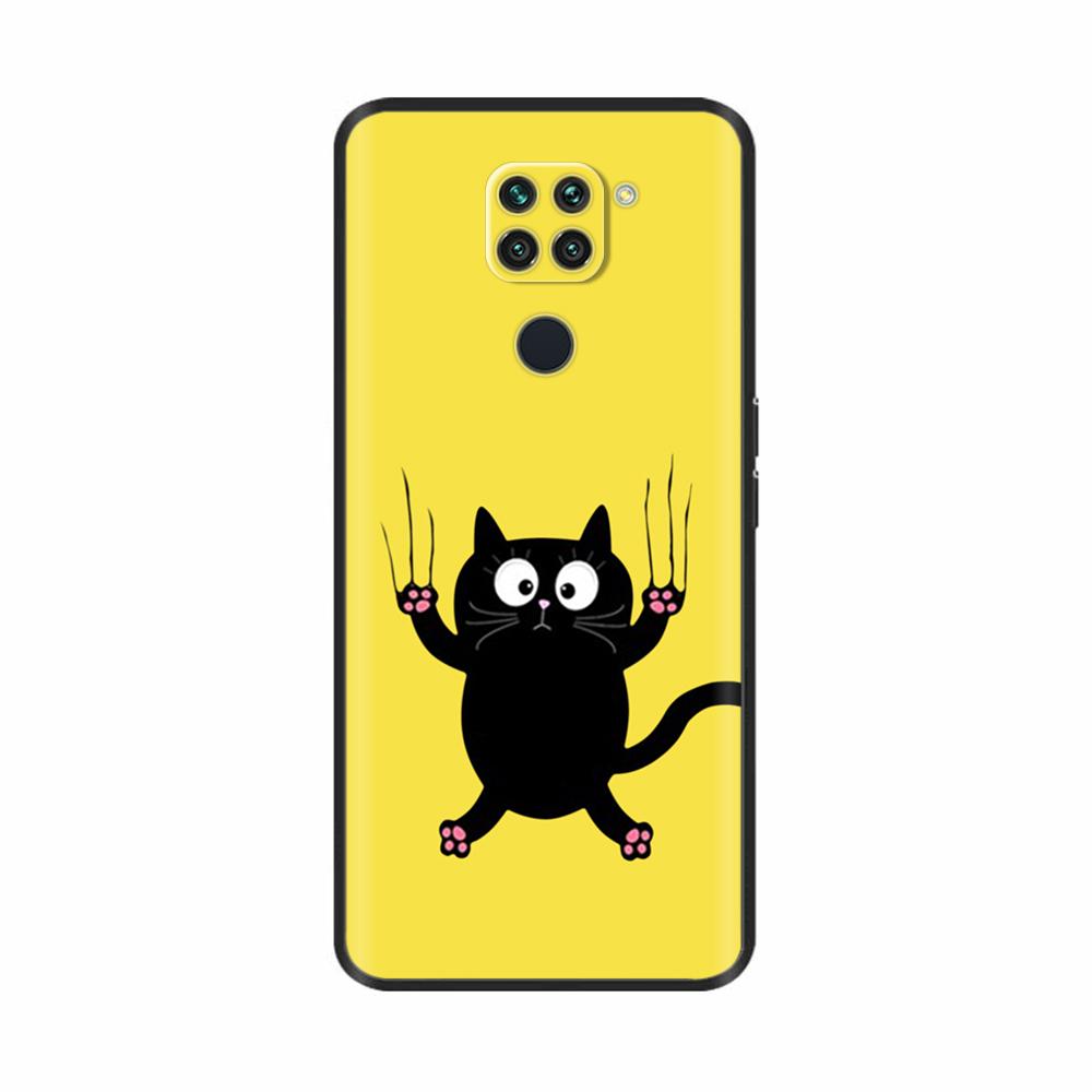 Чехол Для Xiaomi Redmi Note 9 Чехол Мягкая Черная Силиконовая Задняя Крышка Для Redmi Note9 Чехол Redmi Note 9 Чехол Funda Coque Бампер Оболочка