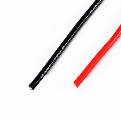 Новый электронный кабель из силикона 12AWG длиной 5 м, многожильный, с медными жилами, для радиоуправляемых моделей.