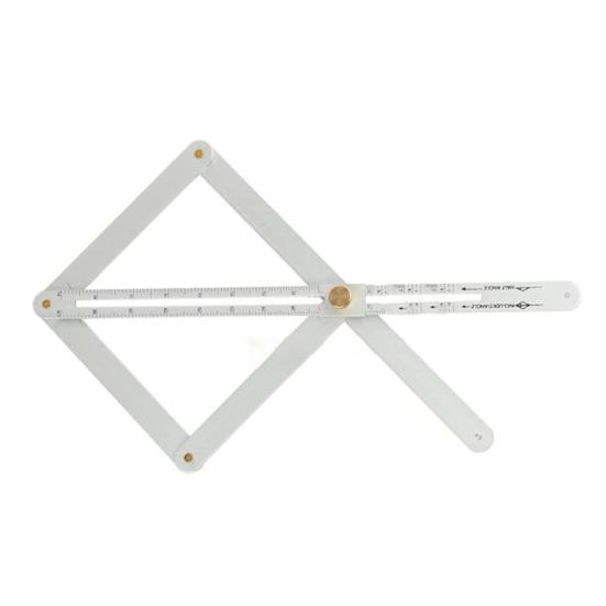Диагональная линейка, угловой искатель, высокоточный, простой в использовании, портативный измеритель угла наклона для торцовочной пилы, линейка для деревообработки