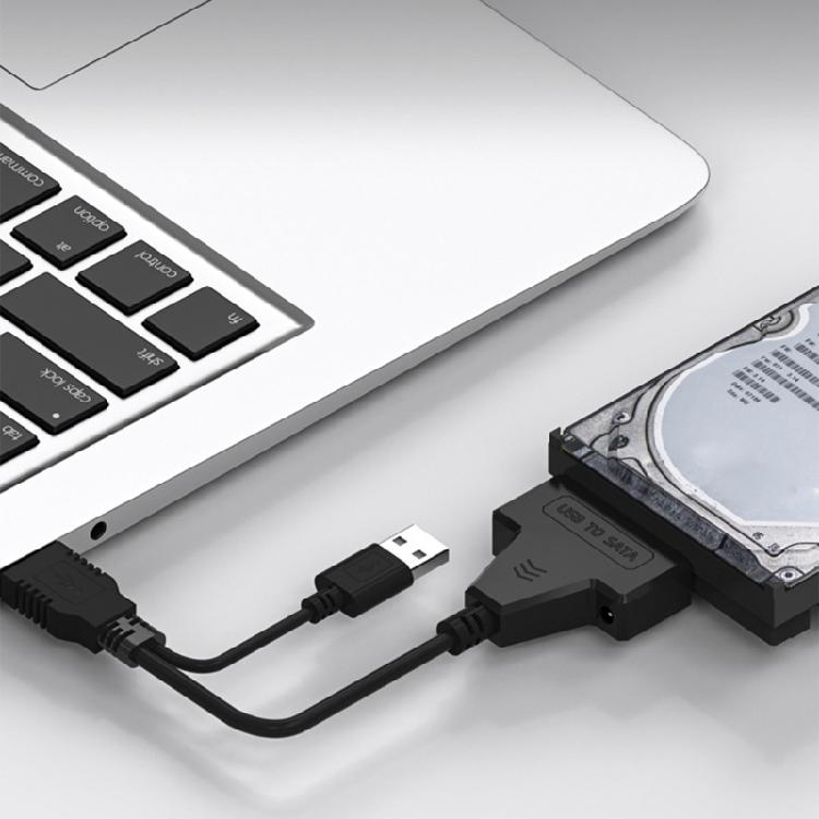 Двойной USB3.0 к Serial ATA Кабель-конвертер Провод длиной 30 см 5 Гбит/с Стабильная передача данных для 2,5/3,5-дюймового внешнего жесткого диска