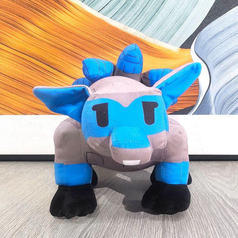 New Grow A Garden Roblox Nine-Tailed Fox Plush Toys Game Figure Block Style Soft Stuffed For Kids Fan Bedroom Playtime Companiom