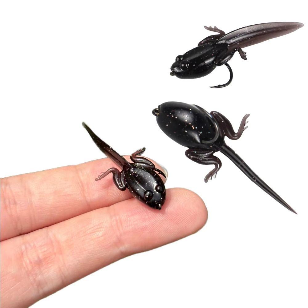With Hooks Artificial Soft Bait Box Packaging TPE Floating Bait Bass Fishing