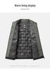 Мужская утолщенная хлопковая куртка с воротником-стойкой в стиле business casual - Зимняя одежда для папы