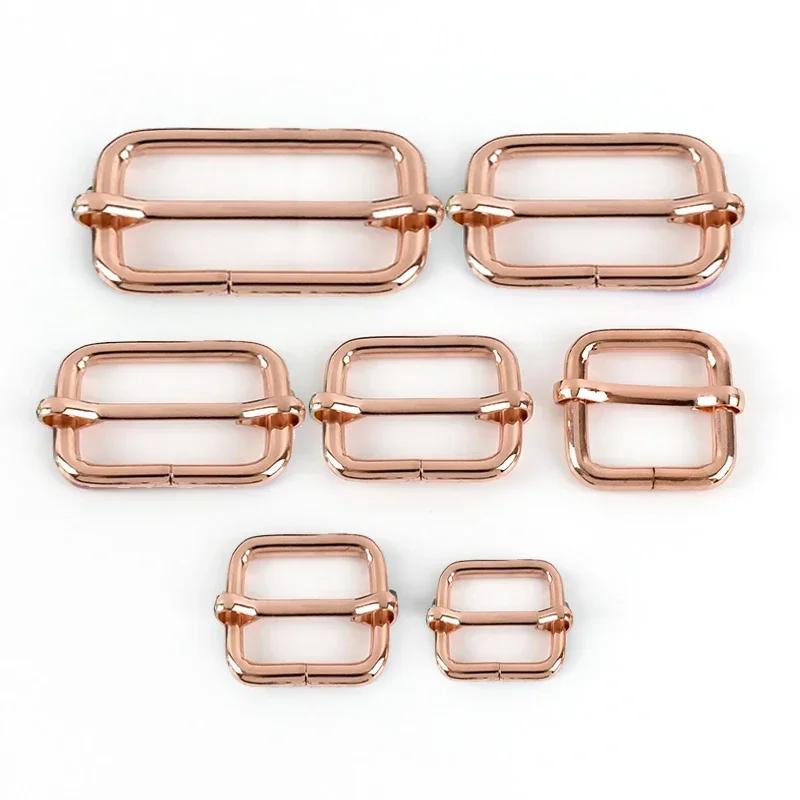 5/10 шт. 13-50 мм Пряжки для ремня Роликовая Металлическая Пряжка со штифтом Трехщелевая Пряжка Регулятор Застежка Ремешок для сумки DIY Аксессуары для одежды