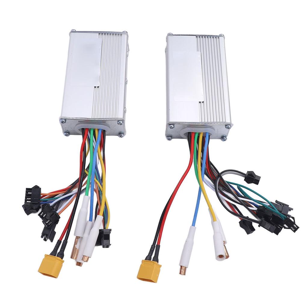 52V 25A 1200W Комплект контроллера бесщеточного двигателя для электровелосипеда Двойной привод Алюминиевый сплав Точное управление Повышенная безопасность