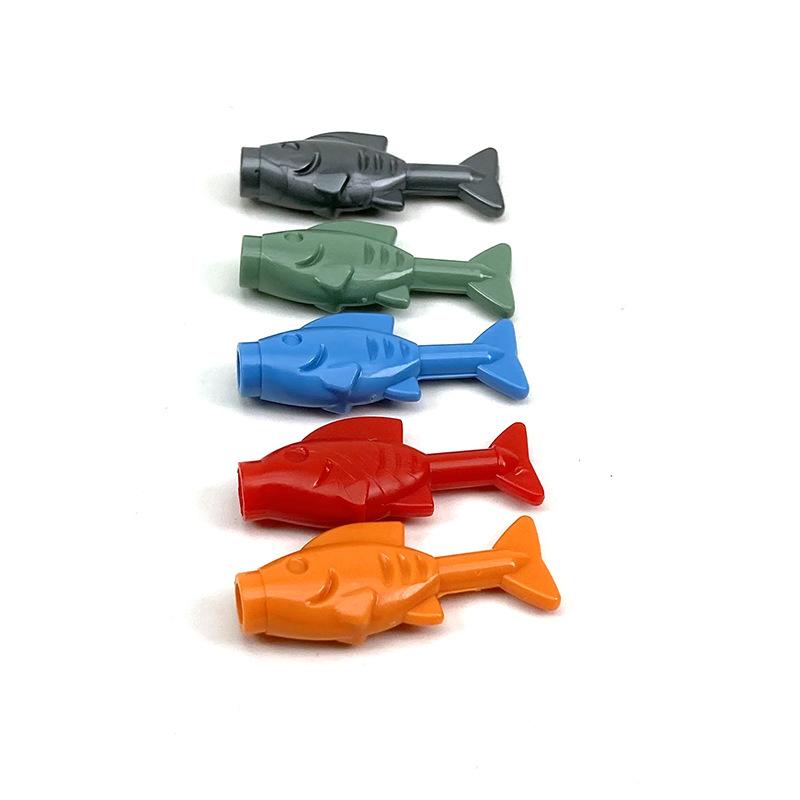 Творческие строительные блоки MOC City Scene Fish Tank LivingRoom Interior Decoration Собранные своими руками Рыба Рептилия Омар Скалолазание Домашнее животное