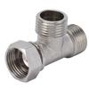 G1/2 Male/Female Thread Tee Connector Stainless Steel Water Pipe Joint Tee Adapter
