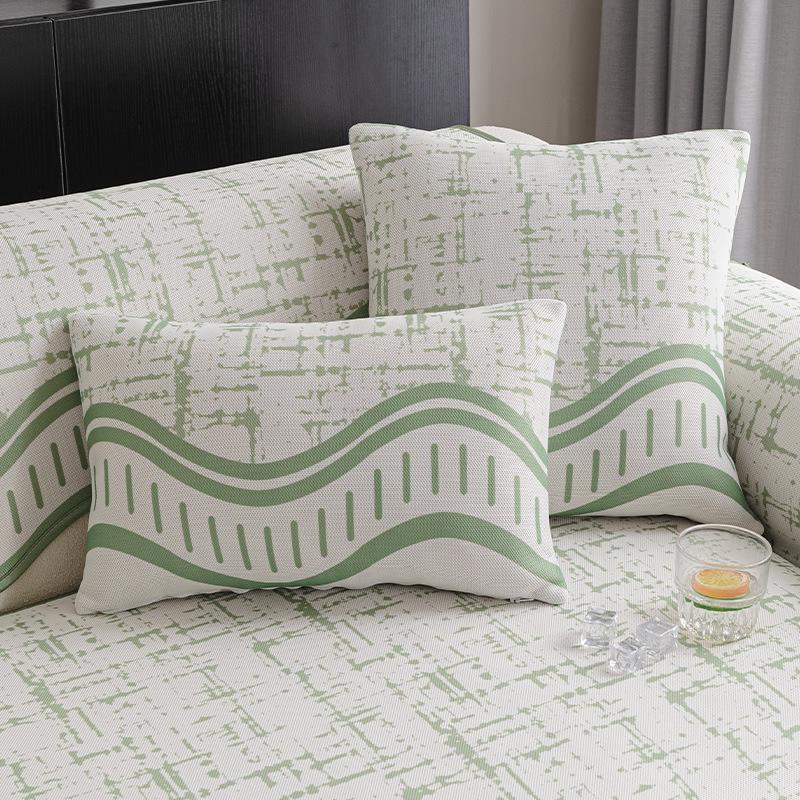 Ice Silk Sofa Cushion Summer Simple Modern Non-Slip Mat Cushion New Summer Cool Sofa Cover Towel