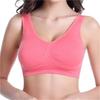 Women's Seamless Push Up Sports Bra, Wire Free, Solid Pattern