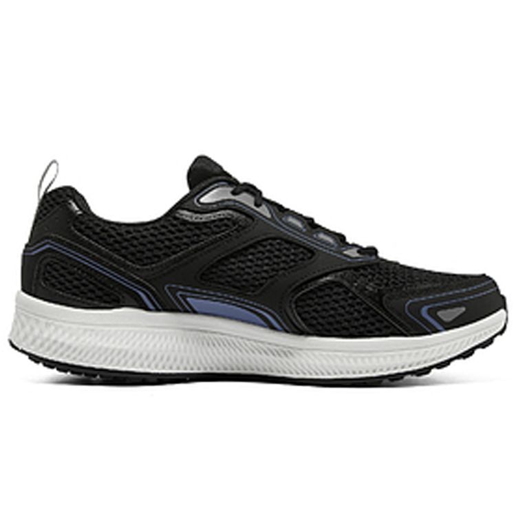 Skechers Go Run Постоянно Удобные Спортивные Сетчатые Синтетическая Кожа Амортизирующие Прочные Низкие Кроссовки для Бега Мужские кроссовки 220036-BKBL