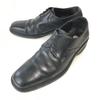 Guy Laroche Leather Plain Toe Shoes [25.5E/Black] Vintage Dress(USED)
