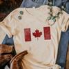 Канада Футболка женская аниме японские футболки женская японская одежда