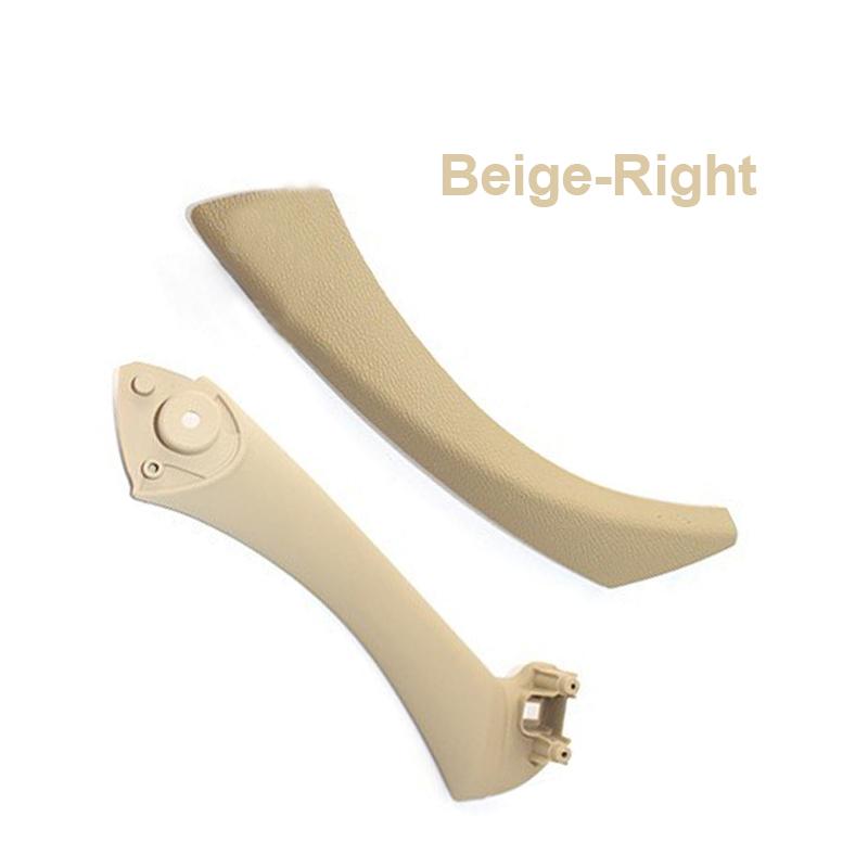 Left Right Interior Door Pull Handle with Cover Trim for BMW 3 Series E90 E91 E92 316 318 320 325 328i