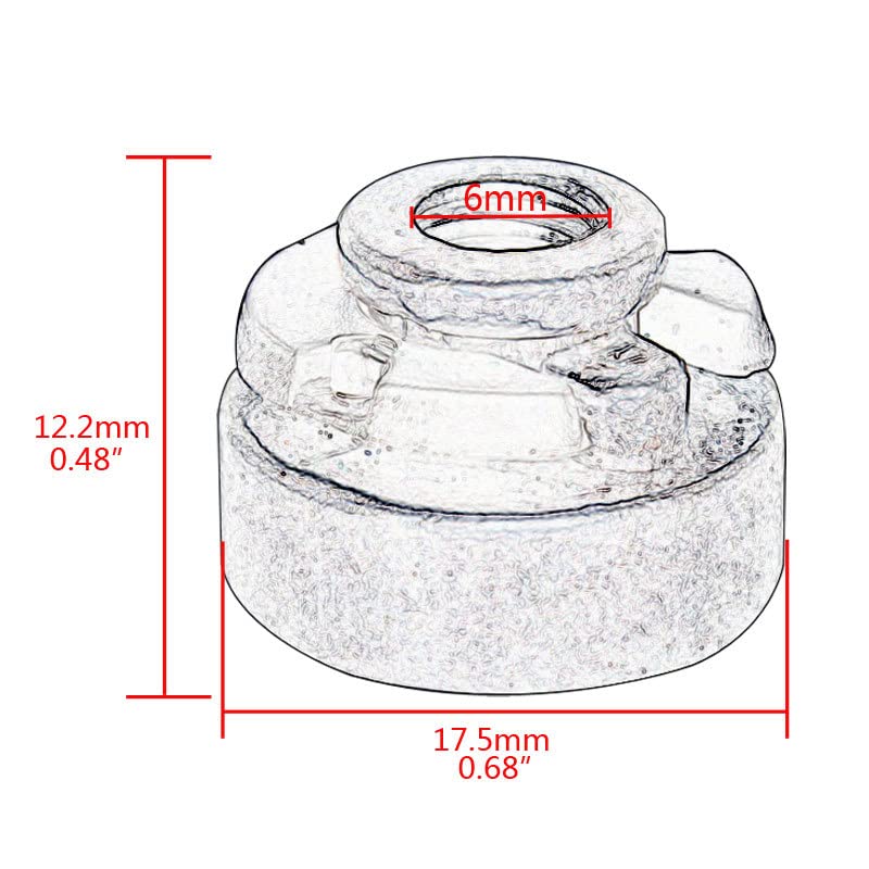 Waves Комплект из 2 гаек сиденья для Harley