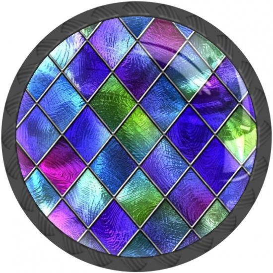 4 шт. в упаковке ручки для шкафов из цветного стекла с бабочкой, круглые ручки для ящиков из хрусталя, ручки для комодов, ящиков, ванной, кухонных шкафов, гардеробов