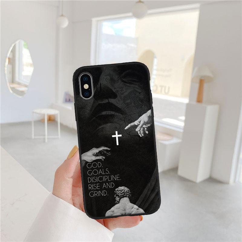 Чехол для телефона Иисус Христос Библейский стих для OPPO A40 A60 A80 A15 A16 A16K A12 A17 A17K A54 A54S A53 A53S A55 A56 A57 A98 F23