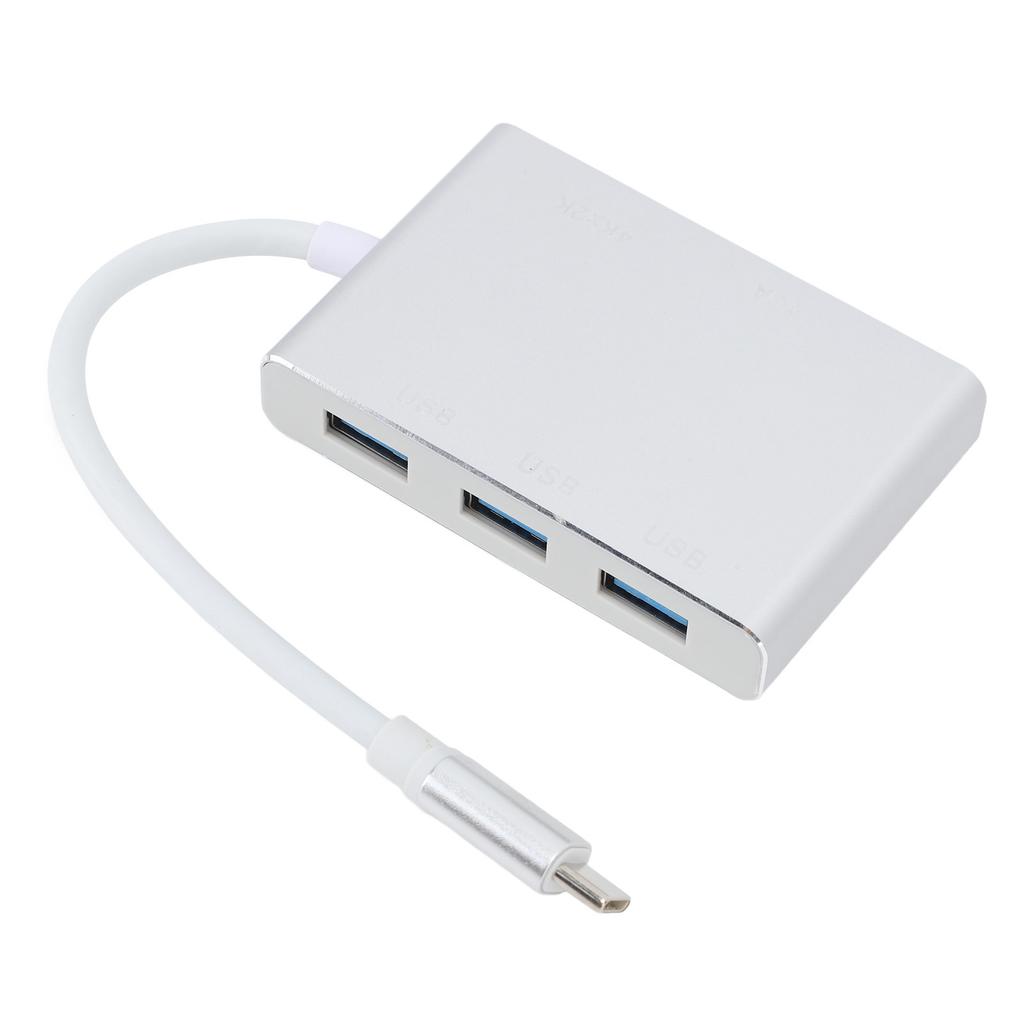 USB C Hub Портативный 5 в 1 Type C на USB Multi Port Адаптер-Разветвитель с USB 3.0 VGA HD Мультимедиа