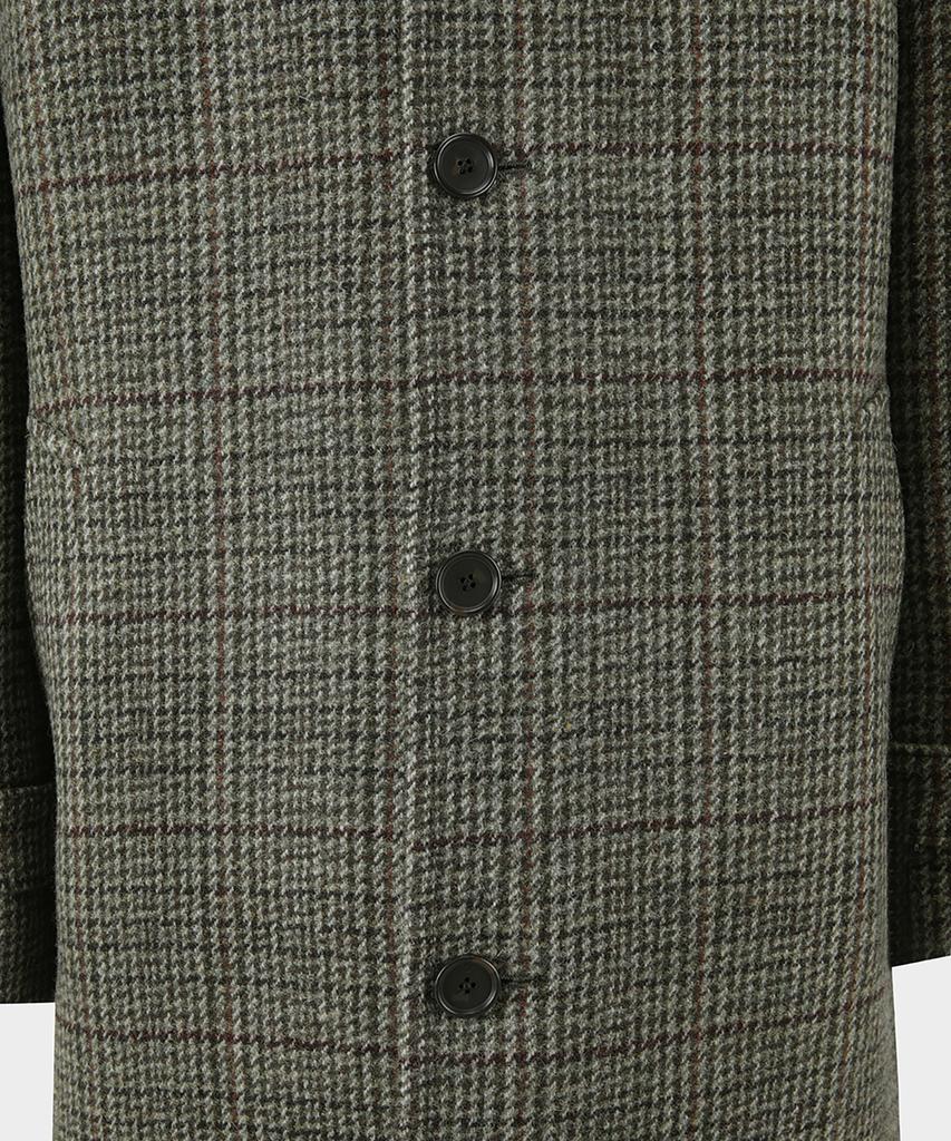 Brooks Brothers Balmacaan Coat (Olive) (Bbcsmf50044Ew)