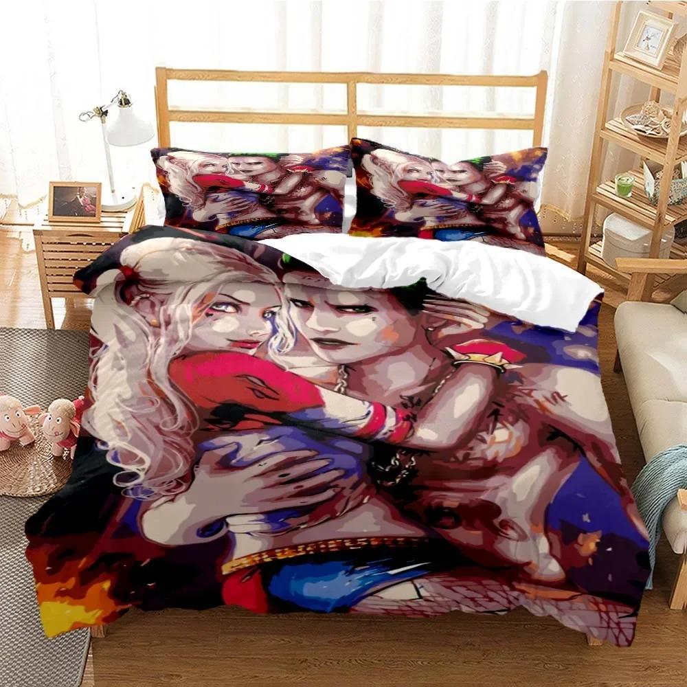 Ugly Girl Digital Print Polyester Bedding Sets Child Kids Covers Boys Bed Linen Set For Teens Bedding Set Bed Comforter Set