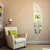 Creative Feather Mirror Sticker Unique Decorative Accent for Your Home