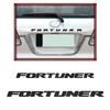 kycr7 1pc 3D ABS  FORTUNER Letters Emblem Stickers for Toyota Fortuner Car Front Hood Bonnet Grill Trunk Badge car Accessories