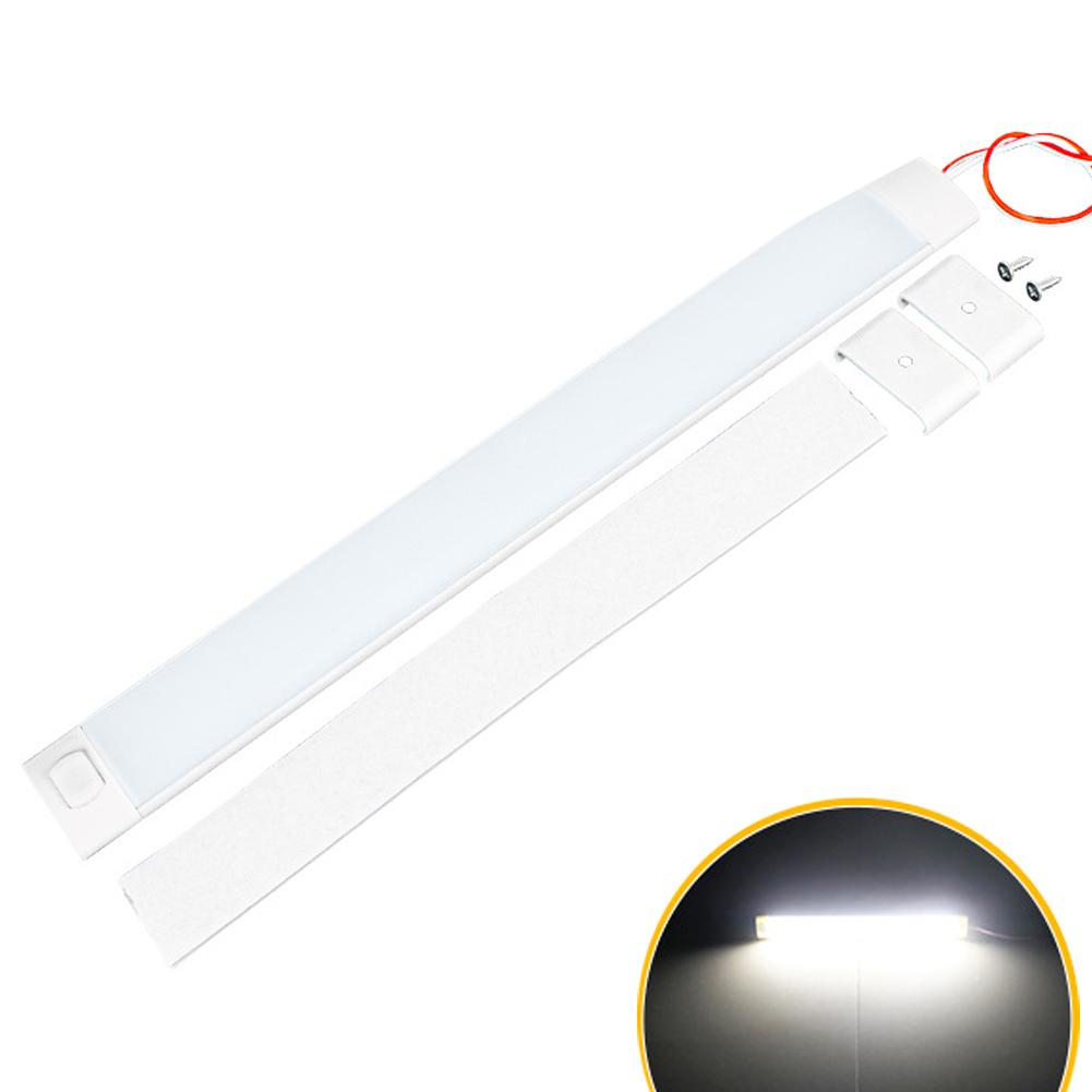 Световая полоса салона автомобиля с выключателем ВКЛ/ВЫКЛ для грузовика, автофургона, кемпера, лодки, каравана, автодома 120/168 светодиодов 12 В-85 В