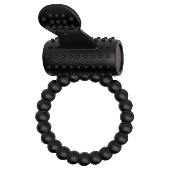 Yousheng Men Cock Ring Ejaculation Delay Vibrate Tongue Design Sexual Stimulation Silicone Men Tentacles Nozzle Penis Ring for Bedroom