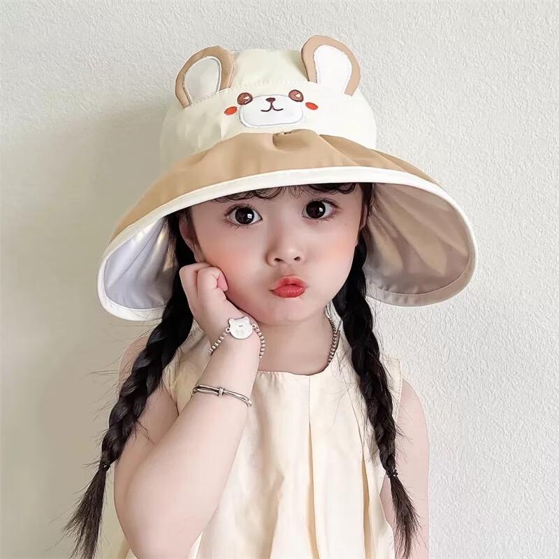 Детский мультяшный козырек от солнца с защитой от УФ-лучей