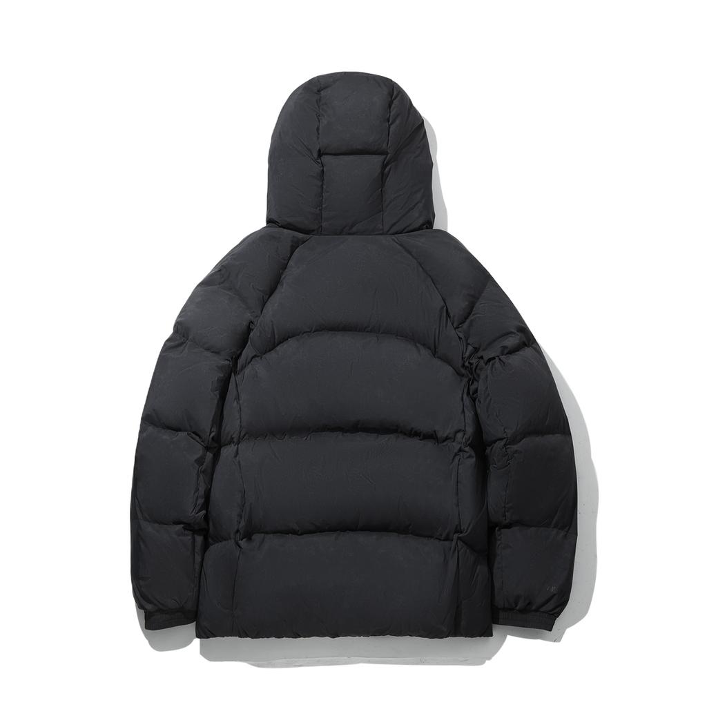 Li Ning Свободная короткая пуховая куртка с 90% утиного пуха Мужская верхняя одежда AYMV319-2