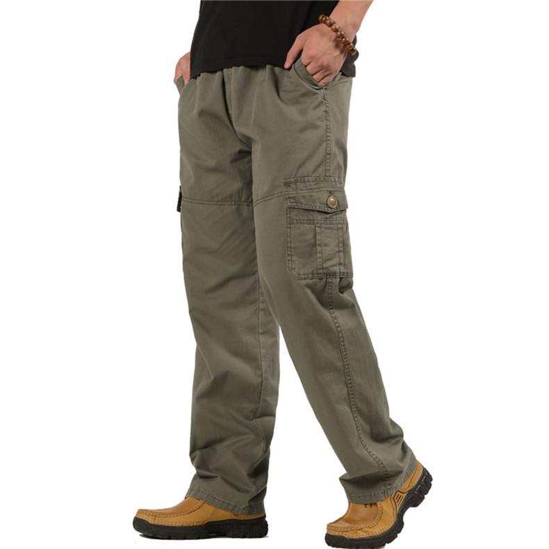 Men's Casual Pants Large Size Work Pants Fashionable Versatile Pants New Trend Straight Pants