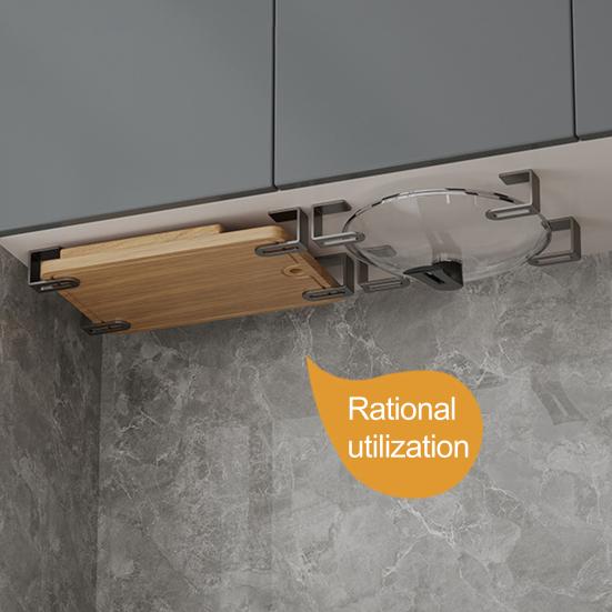 Держатель для разделочной доски, подставка для крышки кастрюли, прочная, несущая, простая в установке, многофункциональная настенная подставка-органайзер для разделочных досок