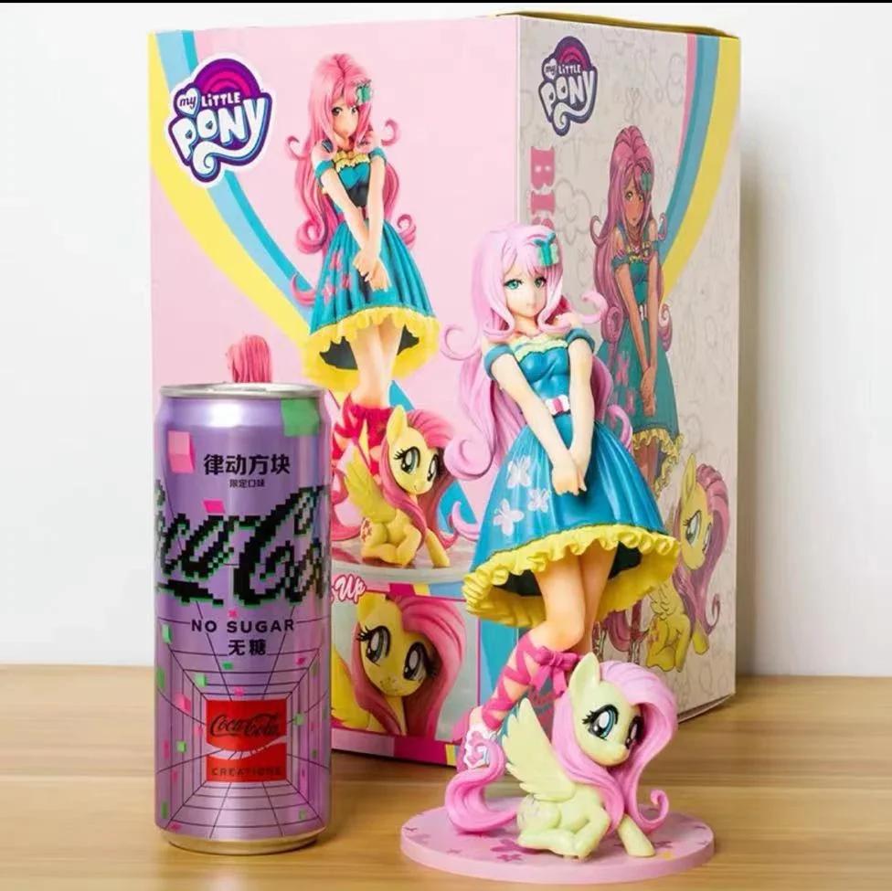 My Little Pony Anime Figure Princess Cadance Applejack Fluttershy Mikuo Statue Rainbow Dash Bishoujo Rarity Figurine Doll Gift