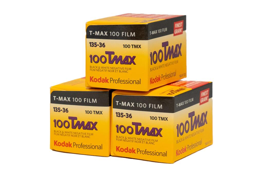 Черно-белая негативная пленка Kodak 35мм, набор из 3 штук T-MAX100, 36 кадров