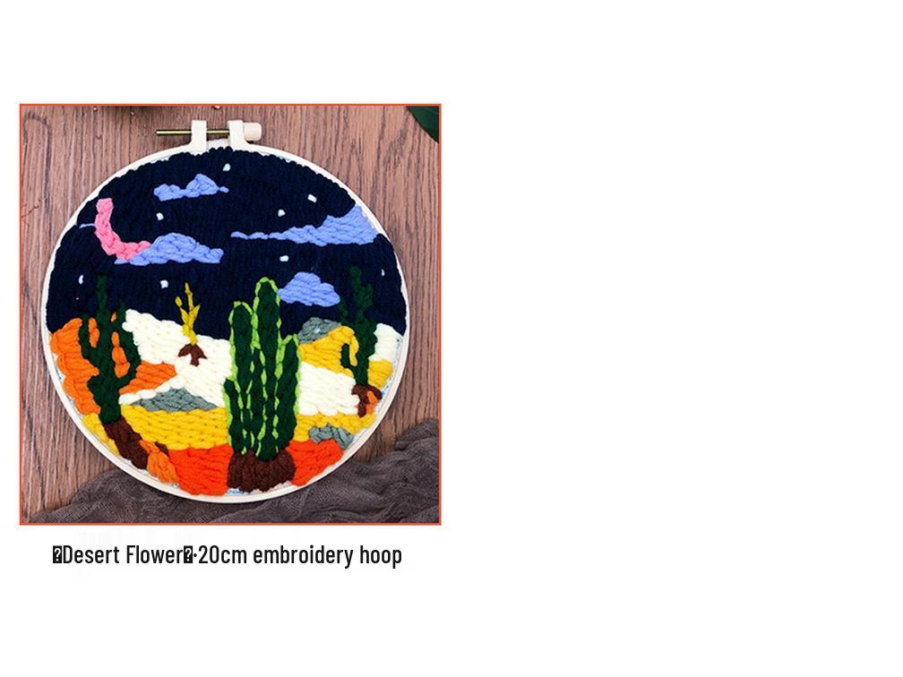 Детская вышивка Сузи «Пять злаков и бобов», мультяжная шерстяная картина на холсте