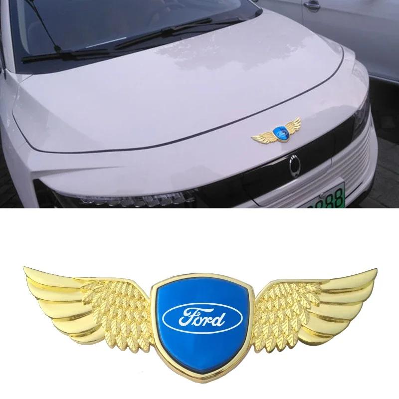 Car Front Hood Cover Badge Sticker Emblem Decal for Ford Focus Transit Explorer Ranger Roush S MAX Kuga Fiesta Mondeo EscapeWT6