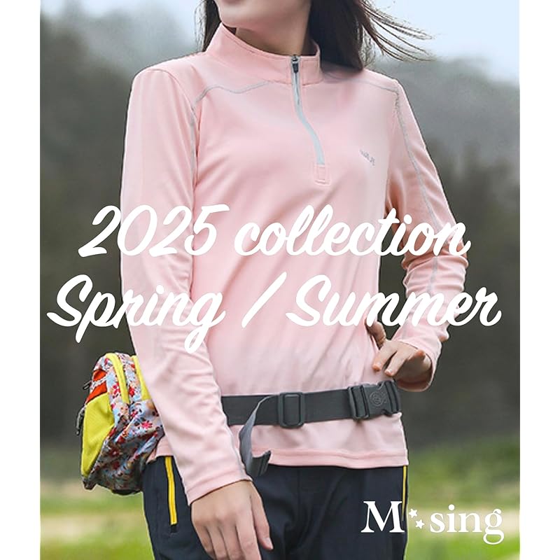[M-Thing] tops training wear polo shirt material long sleeve outdoor mountain climbing walking quick drying ladies spring summer autumn training Sweat
