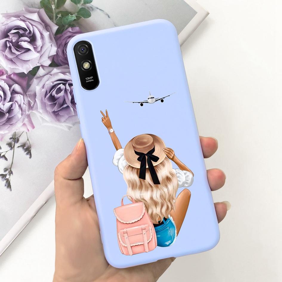 Для Xiaomi Redmi 9A Чехол Redmi 9AT Покрытие Модный Пейзаж Луна Мягкий Силикон Тонкий Funda Для Xiaomi Redmi 9i Redmi9i Спорт Coque