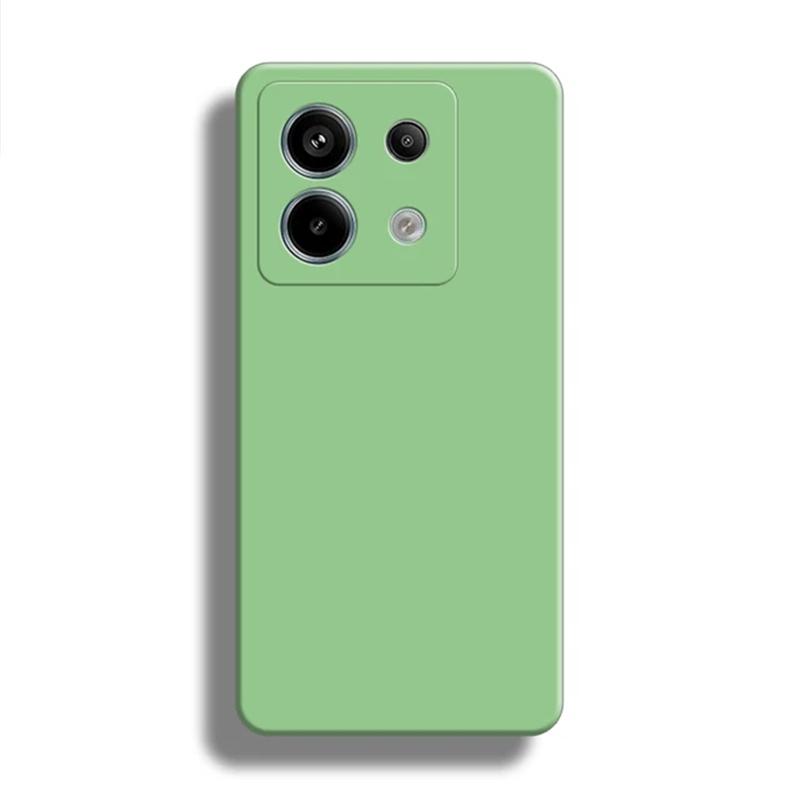 Матовый квадратный мягкий жидкий силиконовый чехол для телефона для Xiaomi Redmi Note 13 12 11 Pro 12S 11S K70E 13C 11A M4 M5 X4 X5 X6 Pro 5G 4G