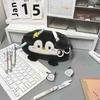 Милый Держатель для ручек в виде пингвина Мягкий материал Органайзер для детей С большим пространством для хранения Для школы