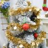2M Foil Tinsel Ribbon Garland for Christmas Decoration Xmas Tree Wrapping Ribbon Christmas Ornaments New Year Decor Supplies