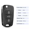 Kia K2 K5 For Hyundai Cerato Picanto 3 Buttons Flip Folding Key Case Car Key Shell Remote Key Shell