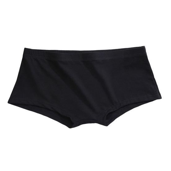 Мужские трусы-боксеры, однотонные, дышащие, эластичные, U-образные, с плоским углом, трусы, домашняя одежда