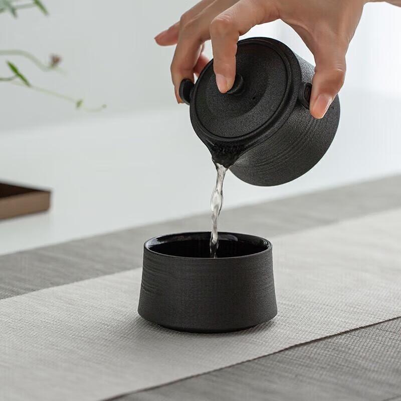 Wanqian Tang Coarse Pottery Quick Tea Set