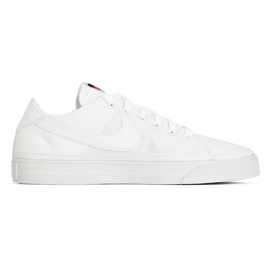 Nike Женские парусиновые кроссовки Court Legacy Triple White Summit-White CZ0294-100
